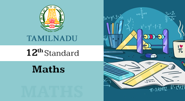 12th Standard English Medium Maths
